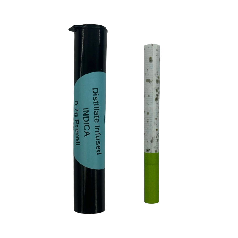 Distillate Infused Indica Single Pre-Roll - 0.7g