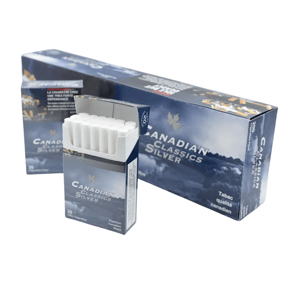 Product imageCanadian Classic Silver 25's Carton - Case - BULK ORDER