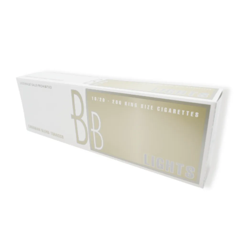 BB Lights 20's Cigarettes - Carton
