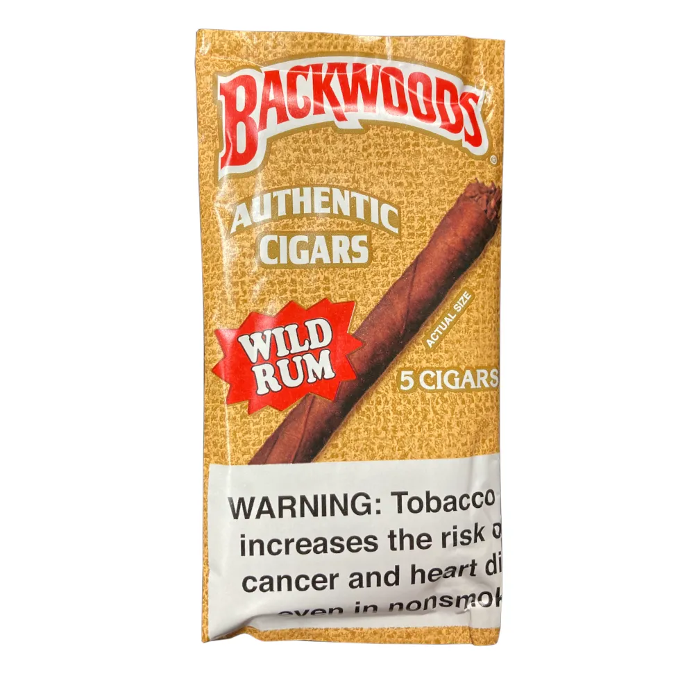 Backwoods Cigars 5-Pack Pouch - Wild Rum