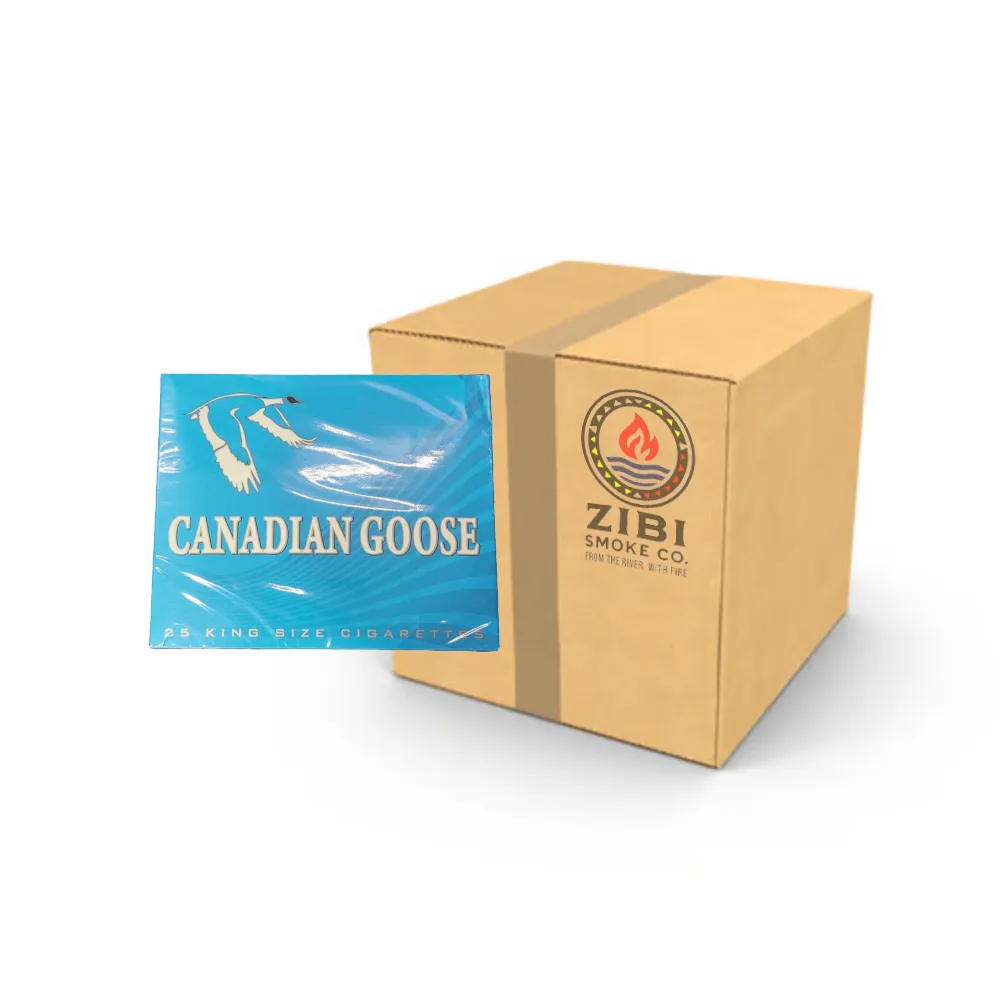 Canadian Goose Light 25's Cigarettes - Case (50 Cartons)