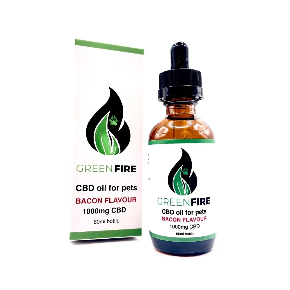 Greenfire Pet CBD Oil - Bacon Flavour - 1000mg