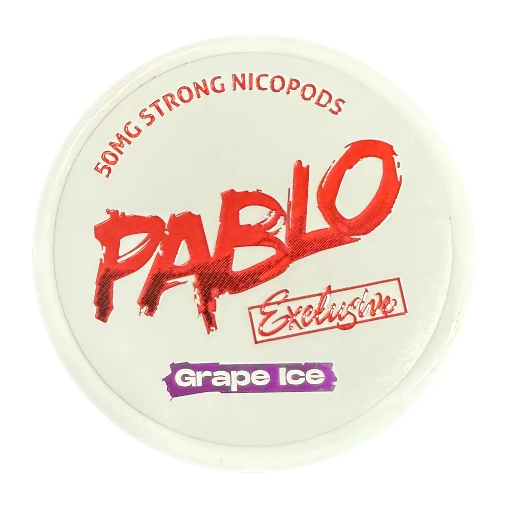 Product imagePablo Nicotine Pouches 50mg - Grape Ice