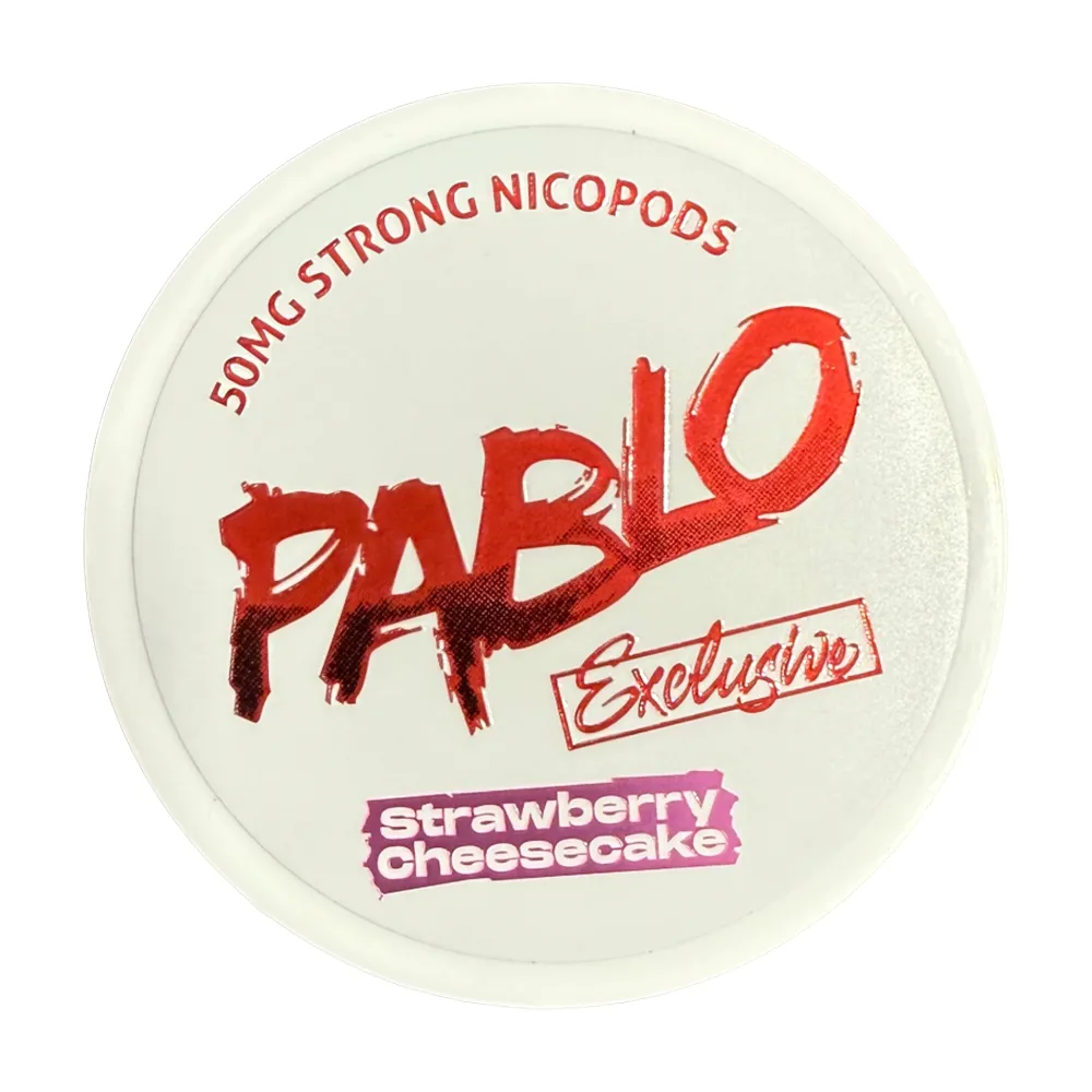 Product imagePablo Nicotine Pouches 50mg - Strawberry Cheesecake