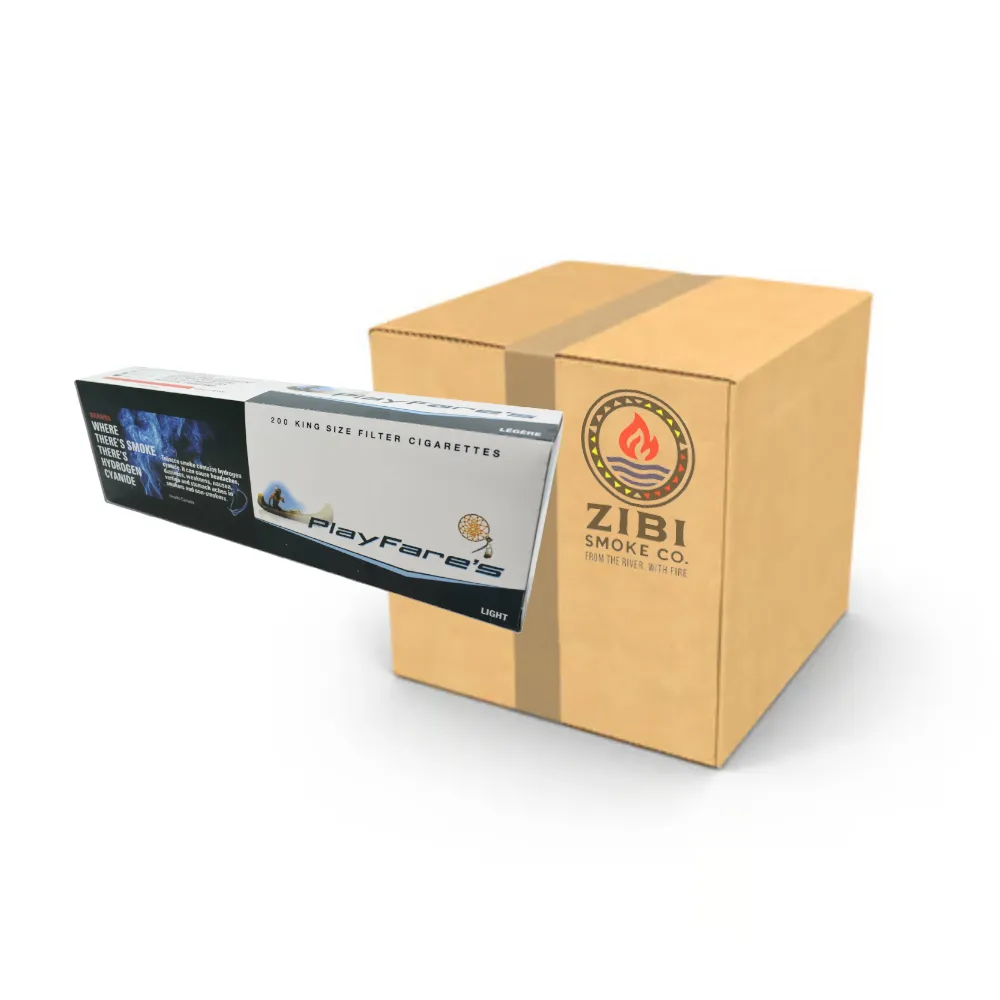 PlayFare's Lights 20's Cigarettes - Case (50 Cartons)