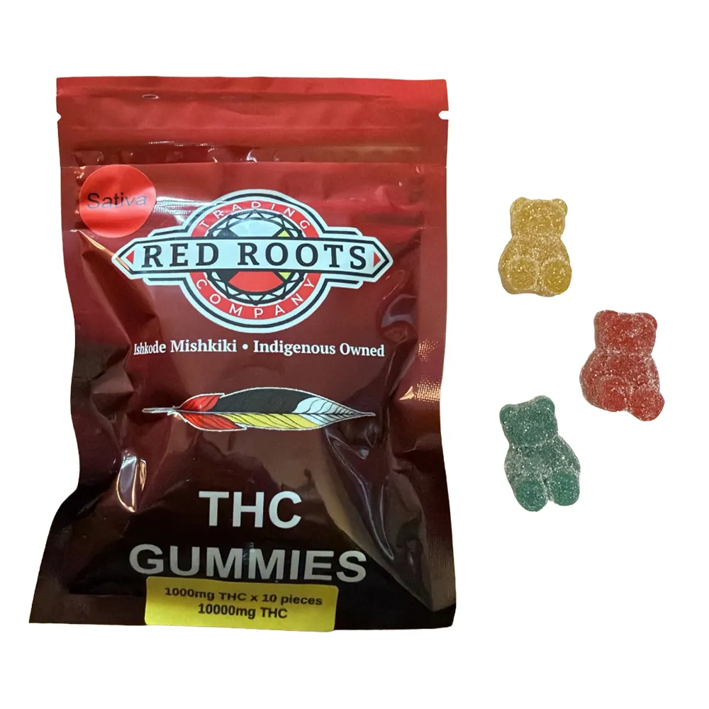 Red Roots Sativa Live Resin Gummies - 10,000mg