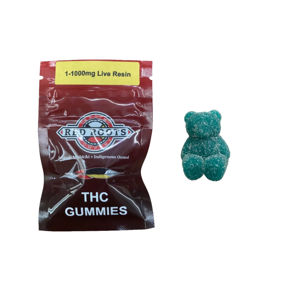 Red Roots Live Resin Gummy (Single) - 1000mg