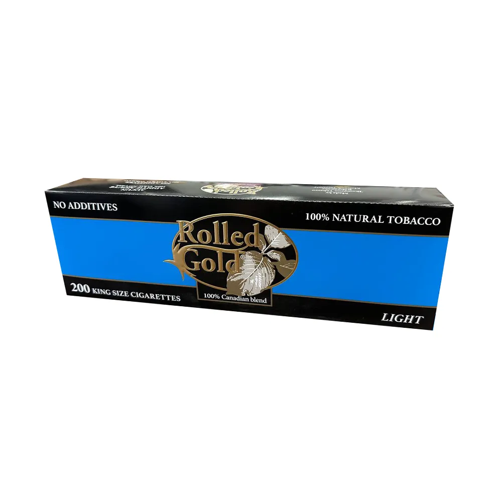 Product imageRolled Gold Light 20’s Cigarettes - Carton