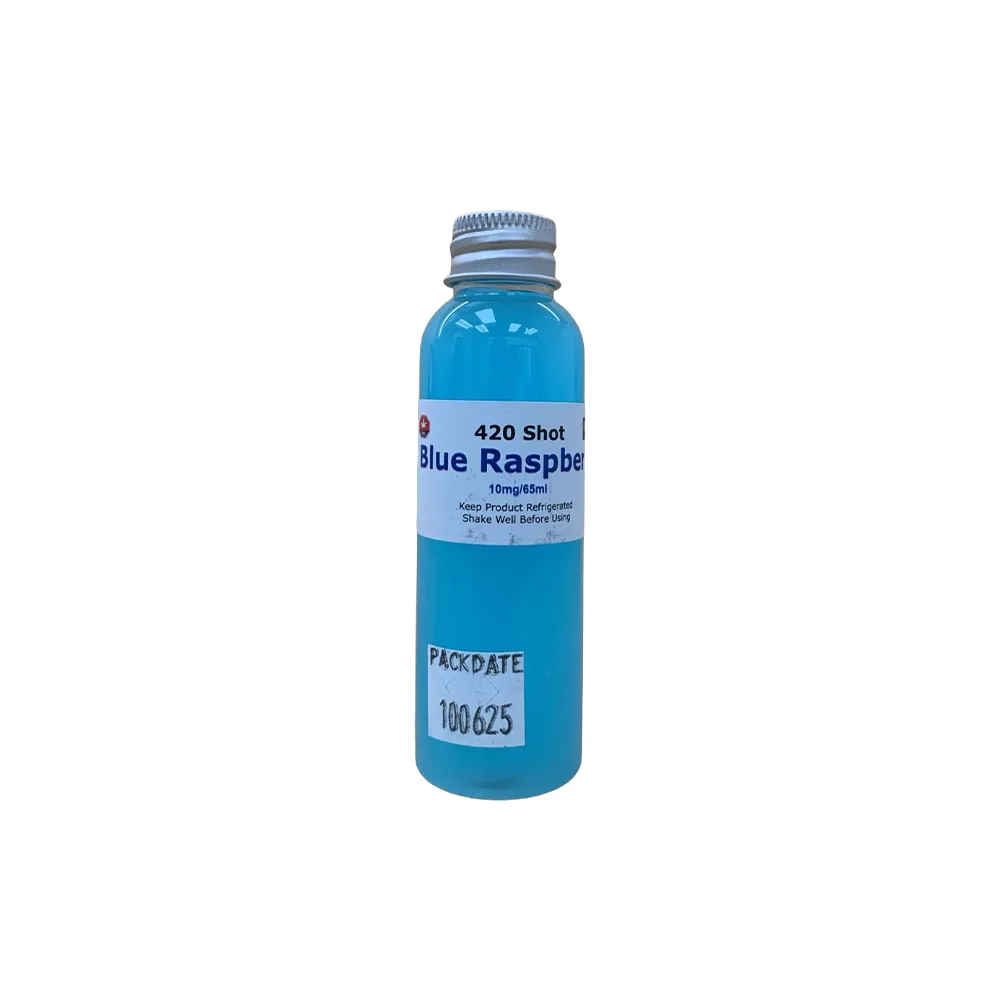 Product imageLegacy 420 Blue Raspberry Drink Shot - 10mg
