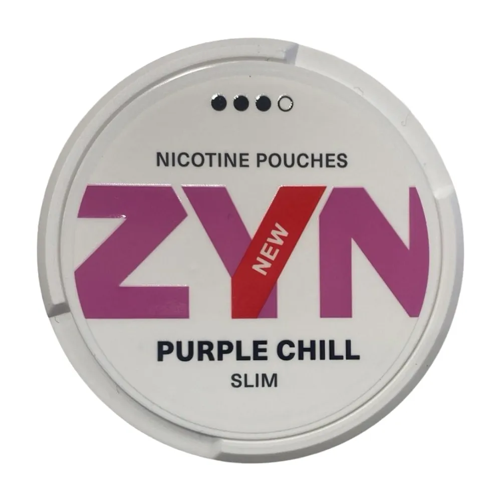 ZYN Slim Nicotine Pouches 9mg - Purple Chill