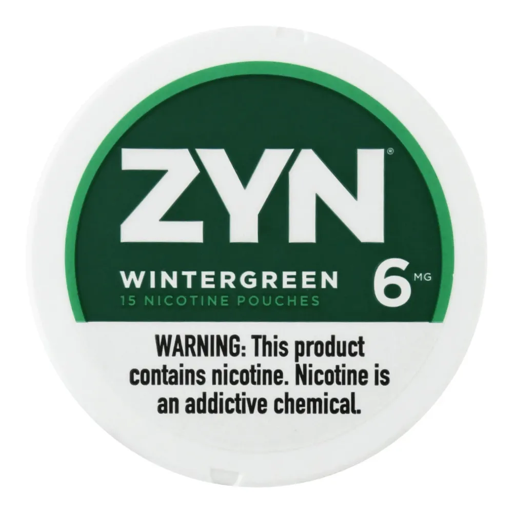 ZYN Nicotine Pouches 6mg - Wintergreen