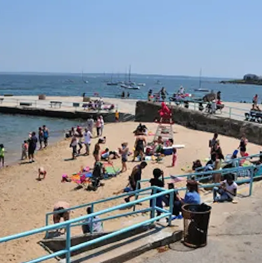 Crowd of People Relaxing