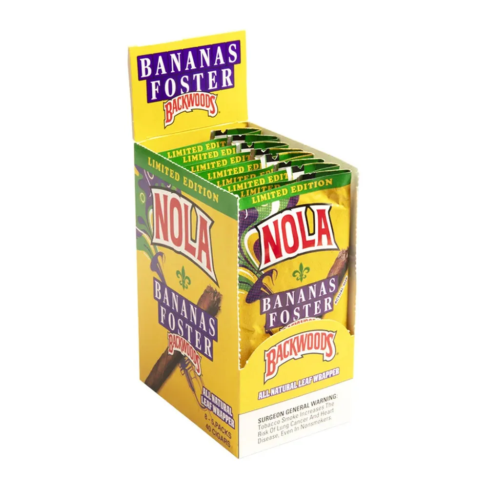 Product imageBackwoods Cigars 5-Pack Pouch - Full Box - Bananas Foster (NOLA)