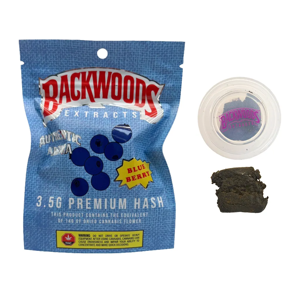 Product imageBackwoods Extracts Blueberry Flavoured Hash - 3.5g