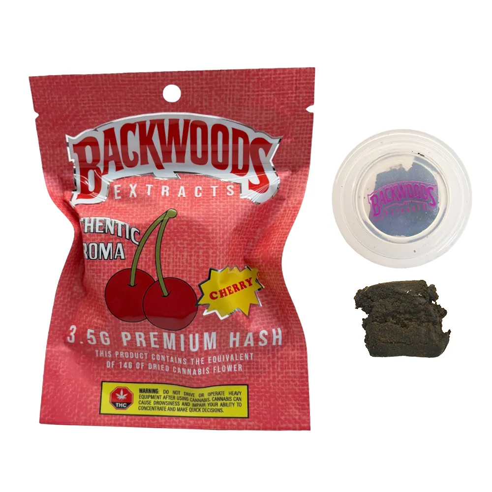 Product imageBackwoods Extracts Cherry Flavoured Hash - 3.5g