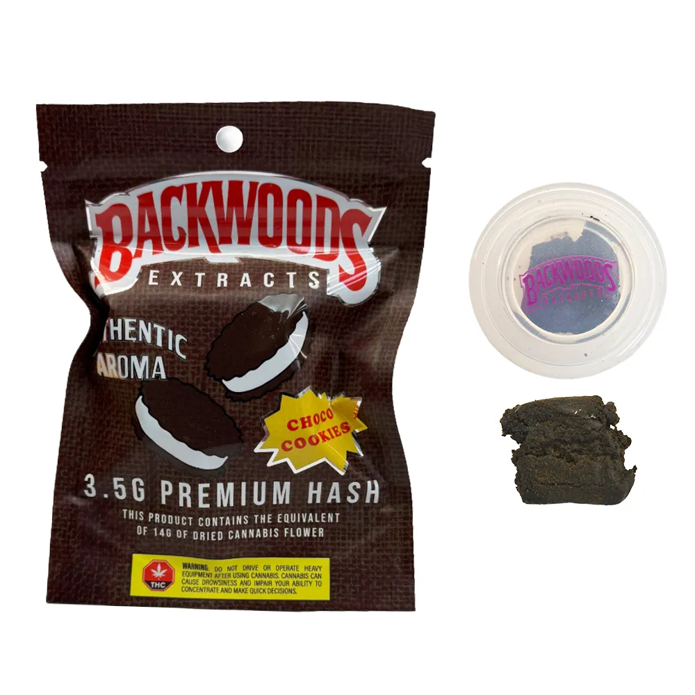 Product imageBackwoods Extracts Choco Cookies Flavoured Hash - 3.5g