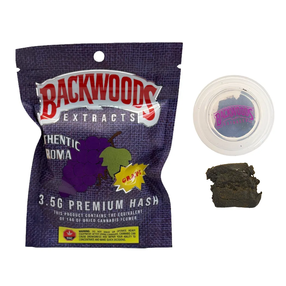 Product imageBackwoods Extracts Grape Flavoured Hash - 3.5g