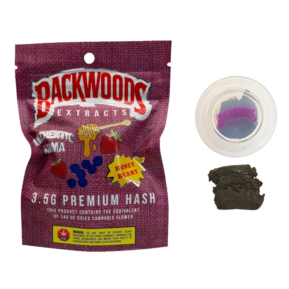 Product imageBackwoods Extracts Honey Berry Flavoured Hash - 3.5g