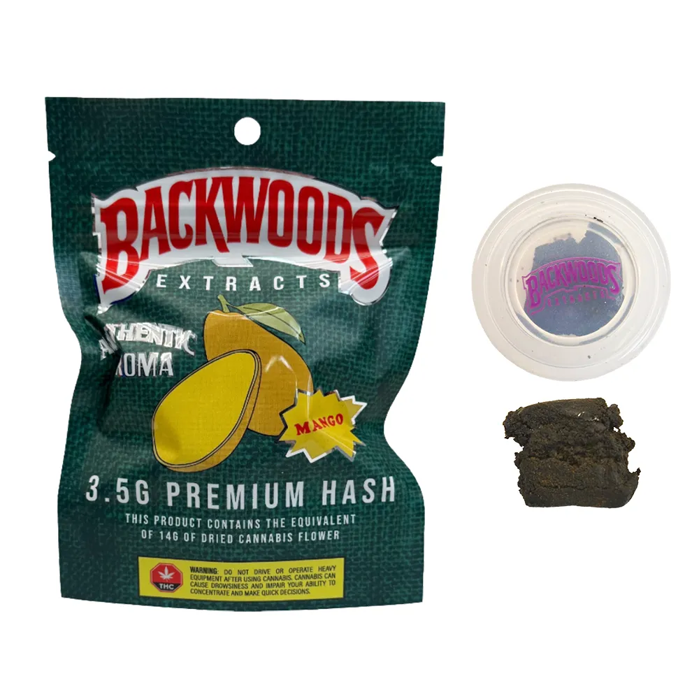 Product imageBackwoods Extracts Mango Flavoured Hash - 3.5g