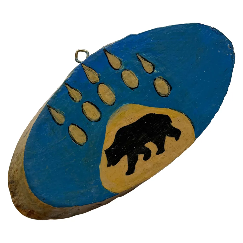 Product imageBear & Paw Hanging Wood Slice