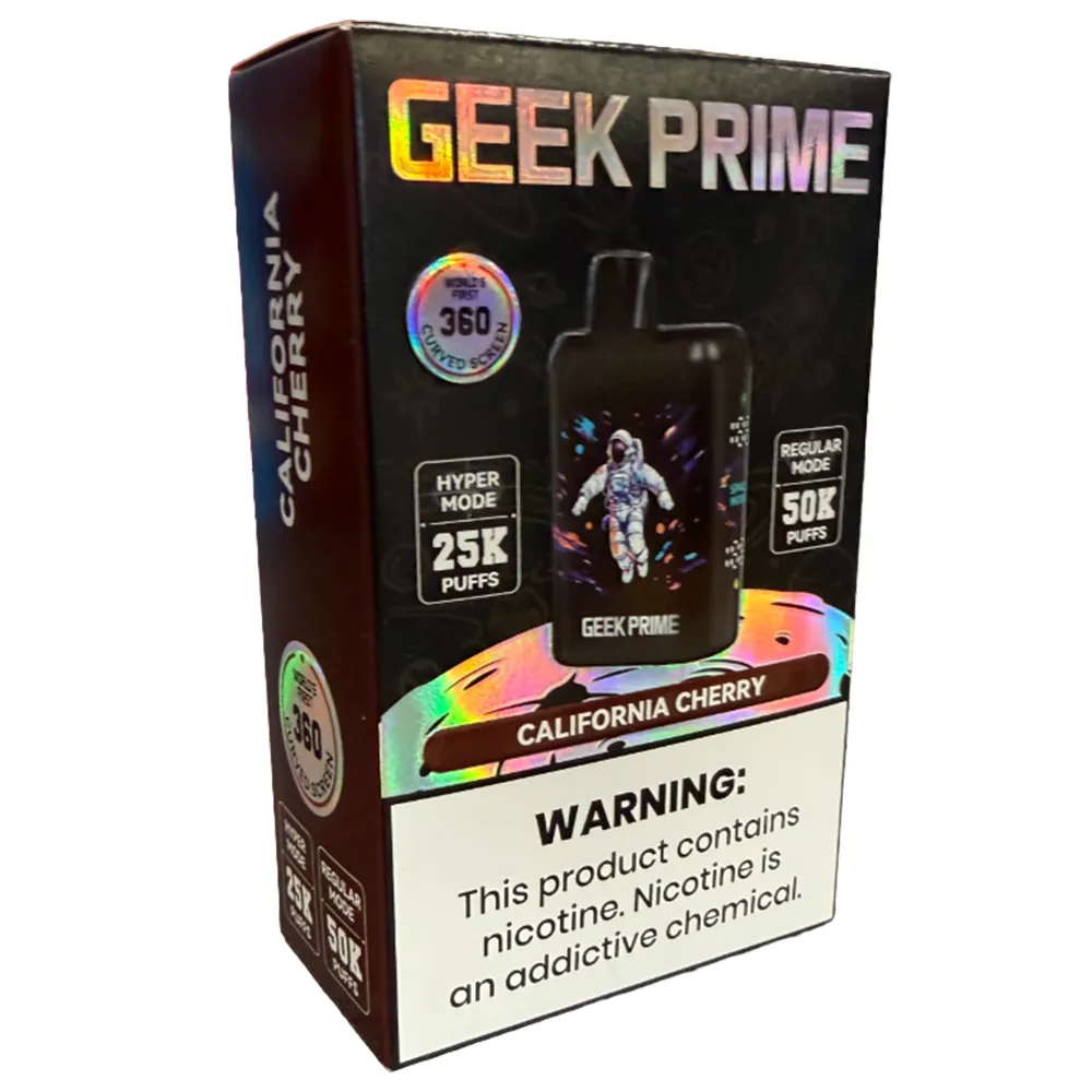 Geek Prime 50k Puff 50mg - California Cherry