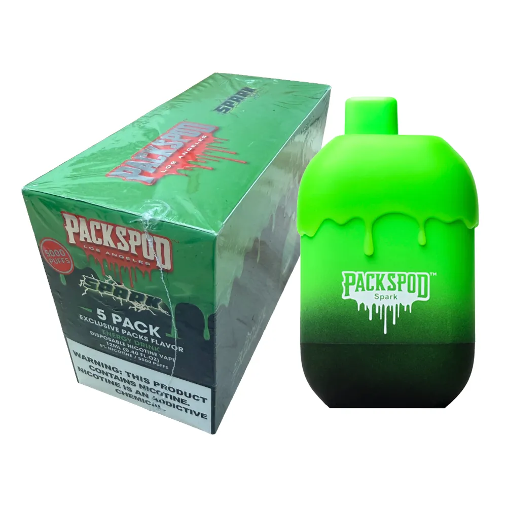 PacksPod 5k Puff 50mg - Spark (5-Count Box)
