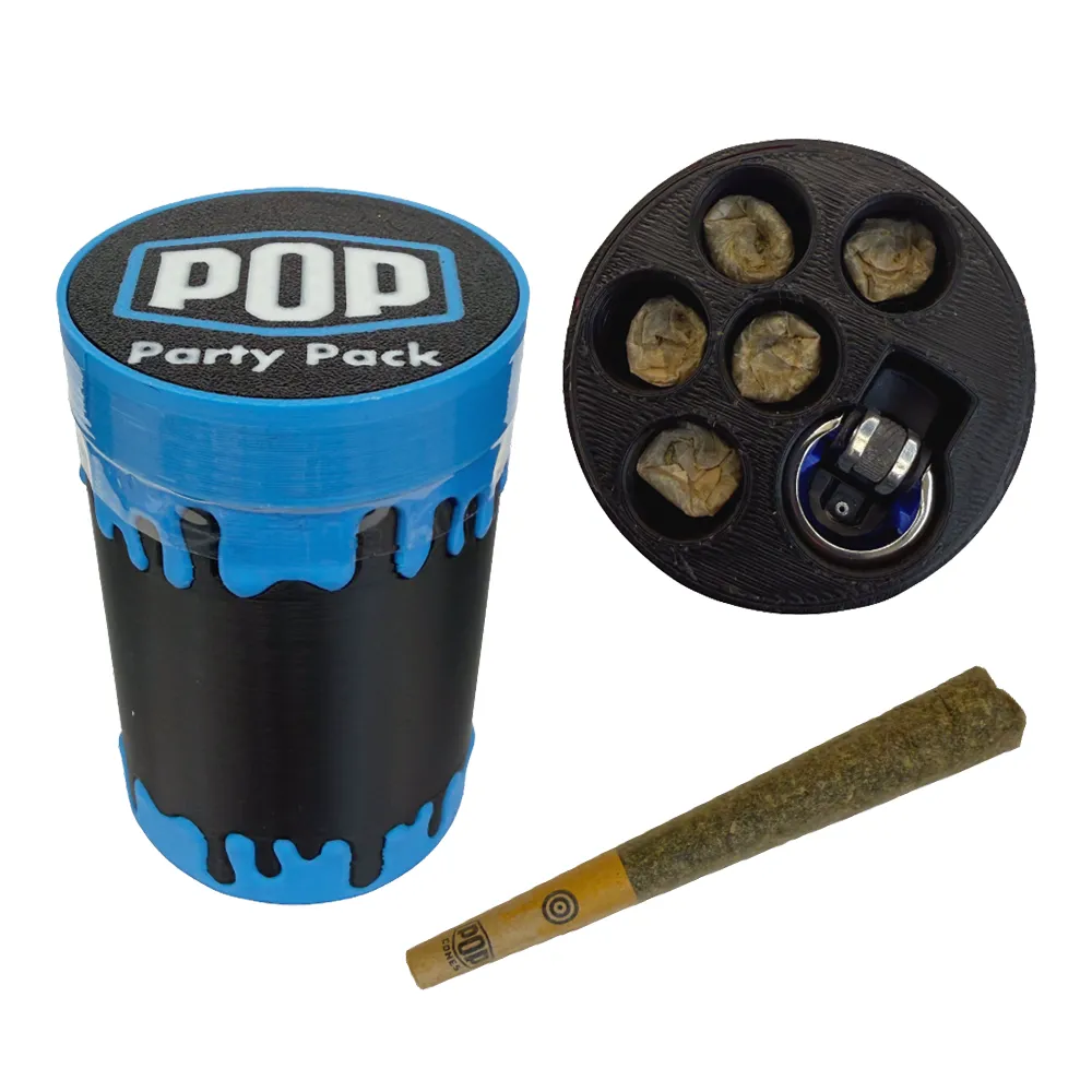 Product imagePOP Tropical Party Pre-Roll Pack & Lighter - 5x1g