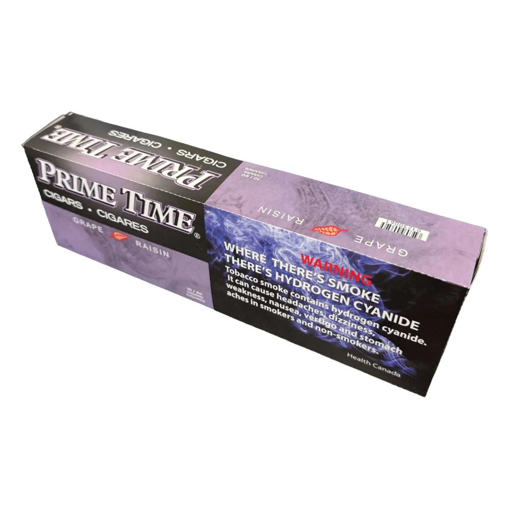 Product imagePrime Time Grape Flavoured Cigars - Carton