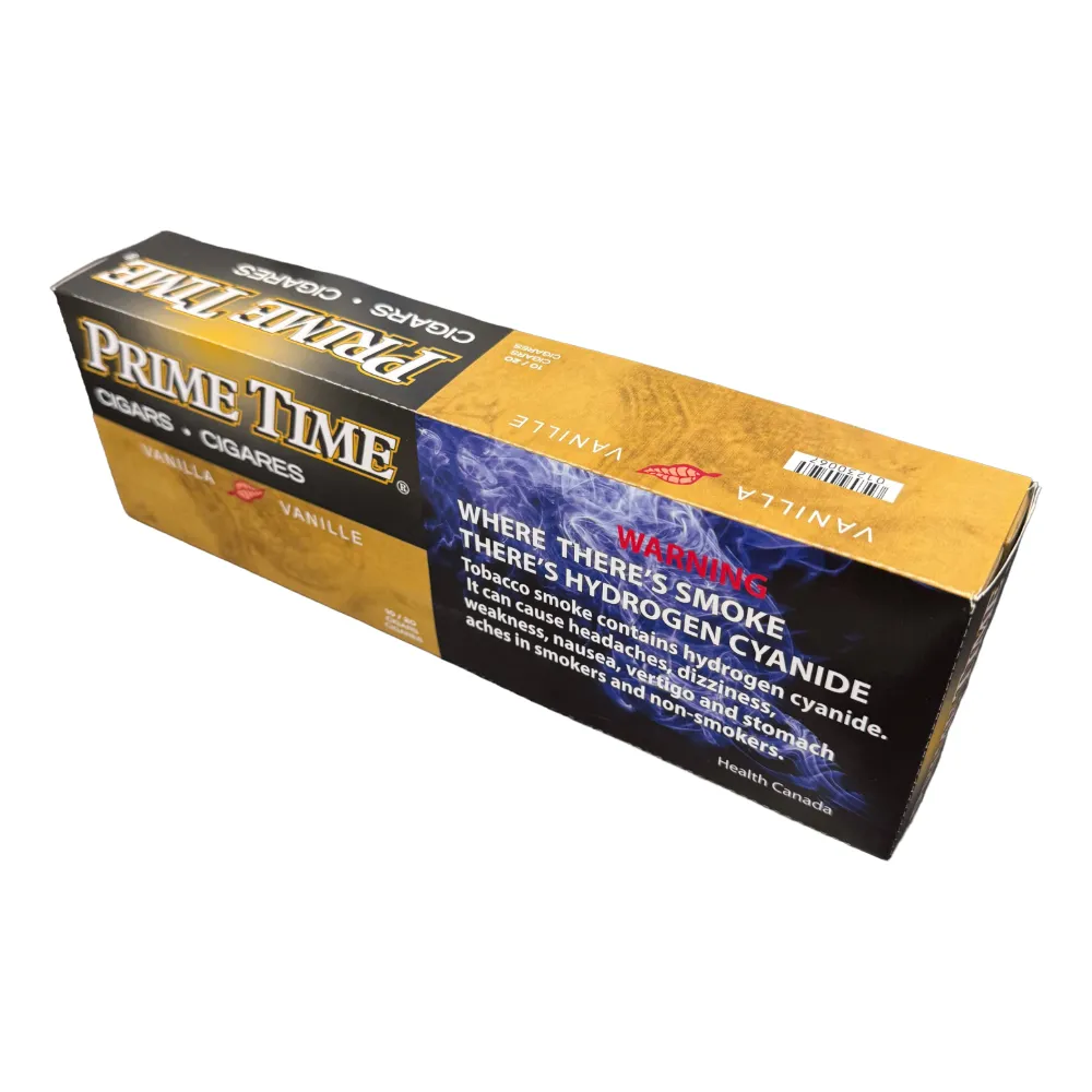 Product imagePrime Time Vanilla Flavoured Cigars - Carton