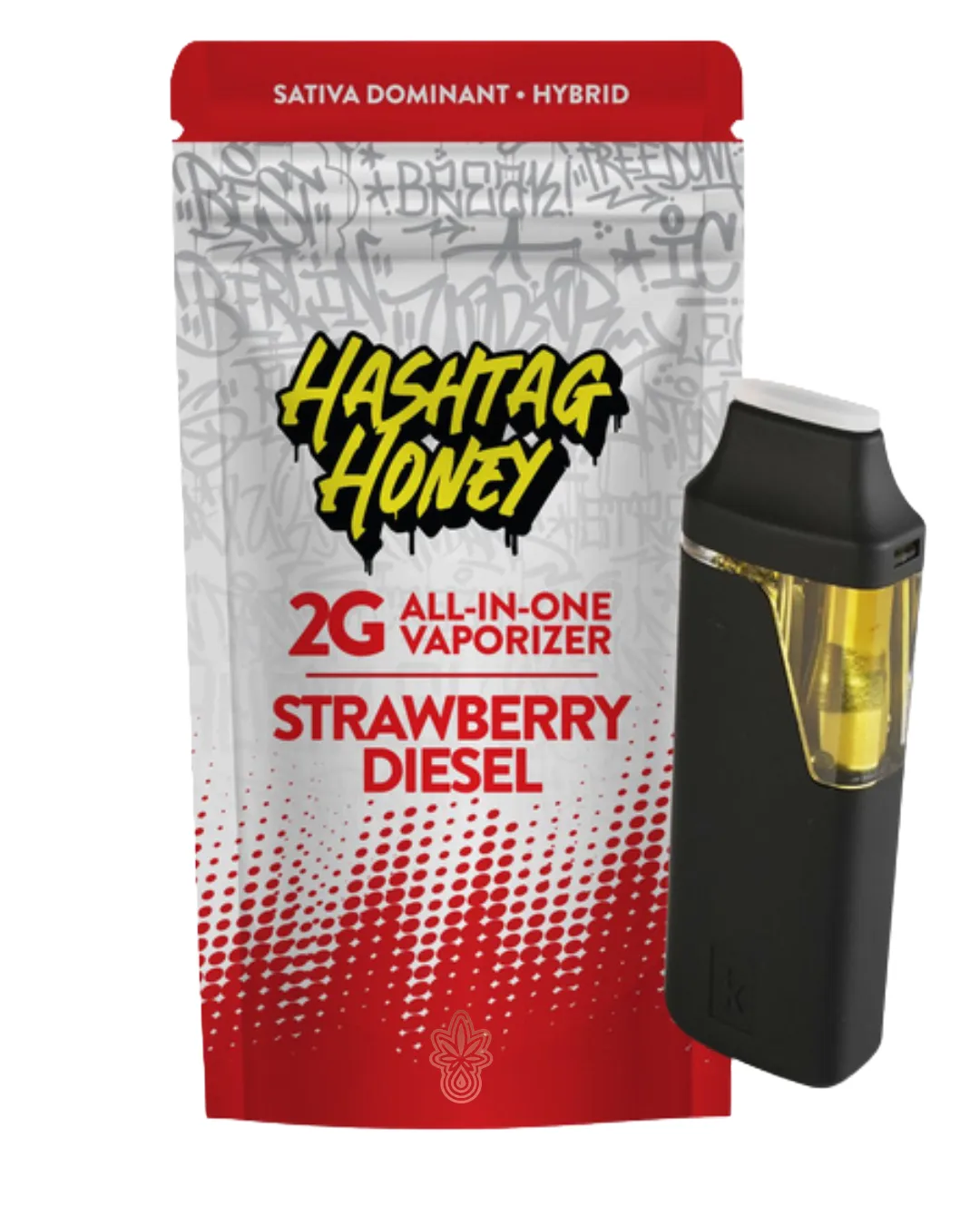 Hashtag Honey 2g AIO - Strawberry Diesel