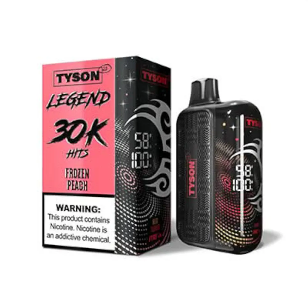 Tyson Legend 30k Puff 50mg - Frozen Peach