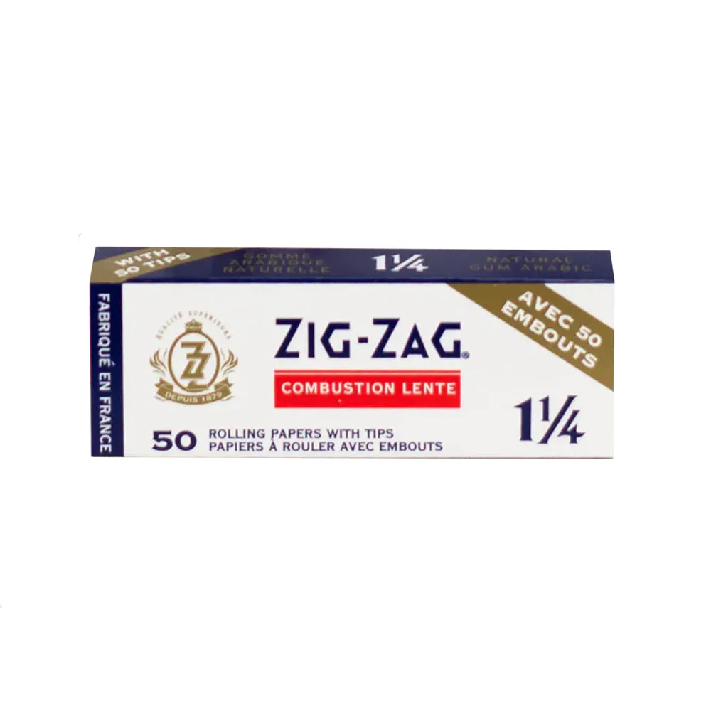 Zig-Zag White 1¼ Rolling Papers & Filter Tips