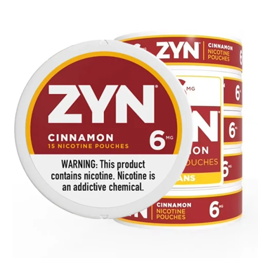 ZYN Nicotine Pouches 6mg (Closeout) - Cinnamon (5-Can Sleeve)