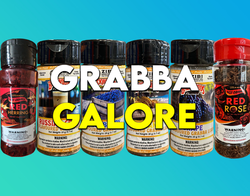 Grabba Galore: The Leaf. The Legend. The Extra Kick.