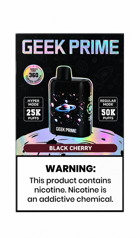 Geek Prime 50k Vape Group - Black Cherry