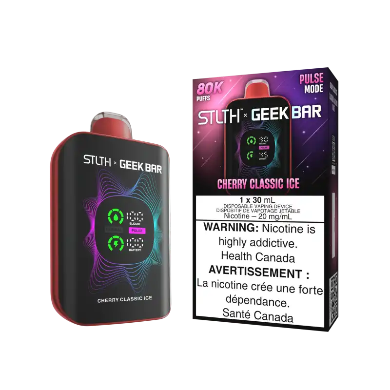 Stlth X Geek Bar 80k Nic Vapes - Cherry Classic Ice
