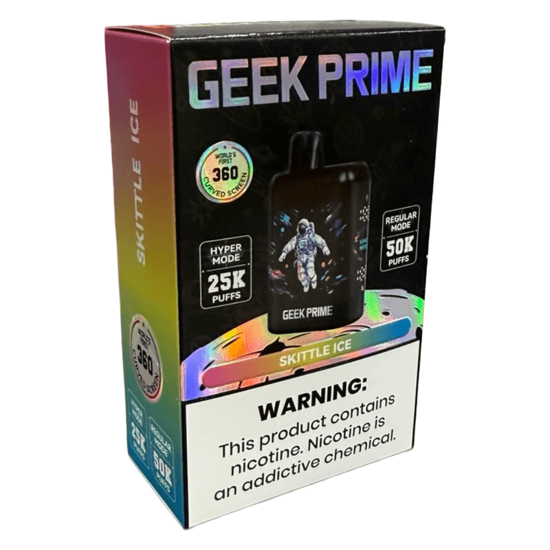 Geek Prime 50k Puff 50mg - Skittle Ice