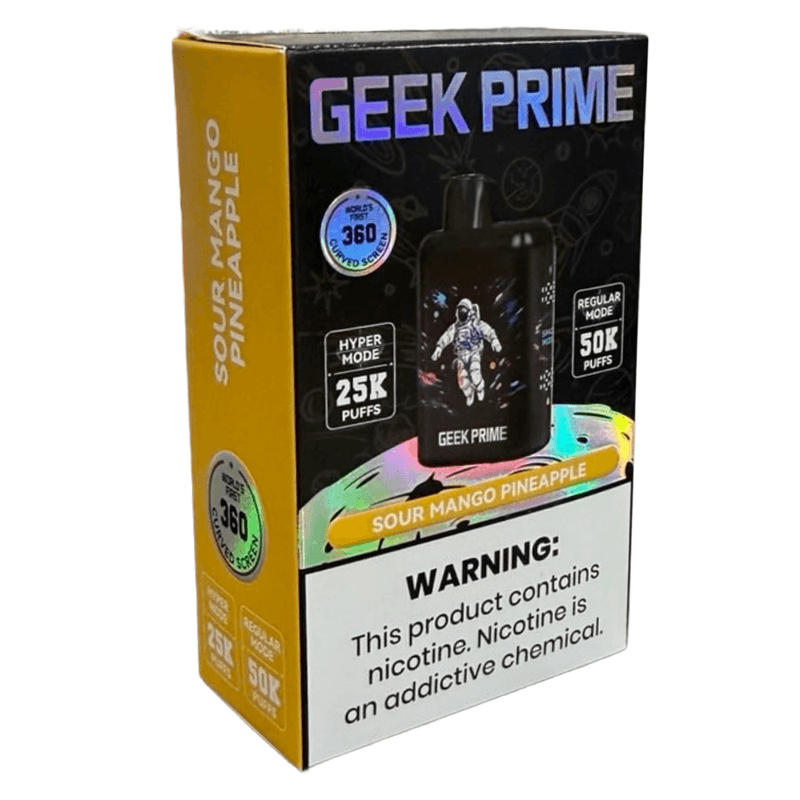 Geek Prime 50k Puff 50mg - Sour Mango Pineapple