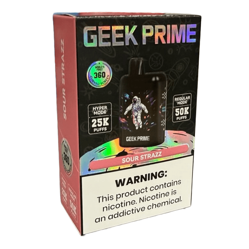 Geek Prime 50k Puff 50mg - Sour Strazz