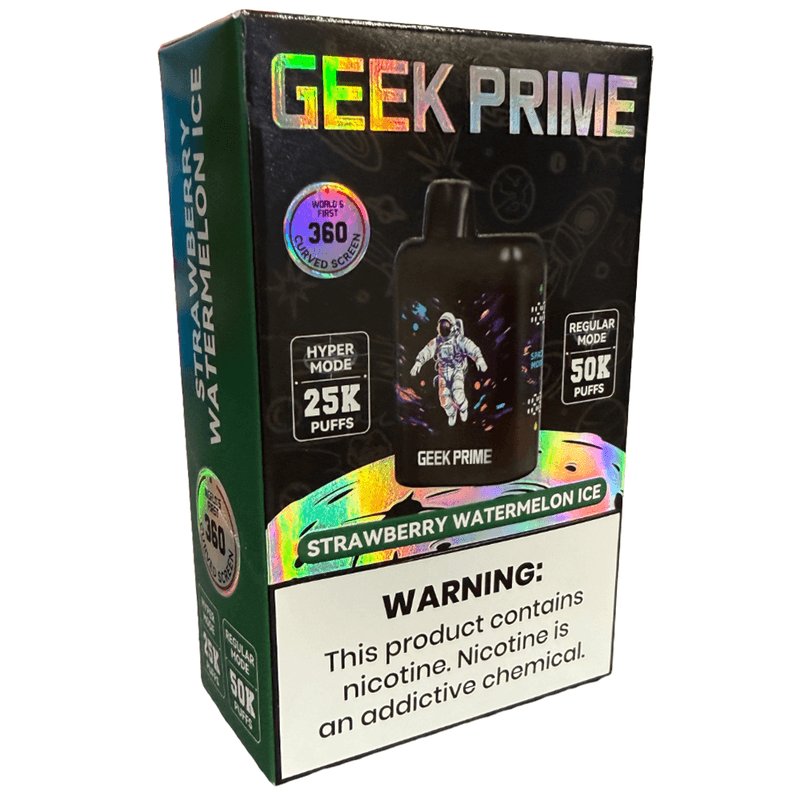 Geek Prime 50k Puff 50mg - Strawberry Watermelon Ice